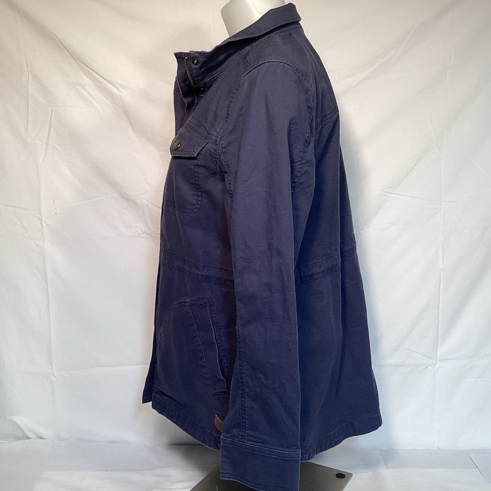 L.L. Bean Women's Navy Blue Utility Jacket Size Medium - Picture 7 of 16